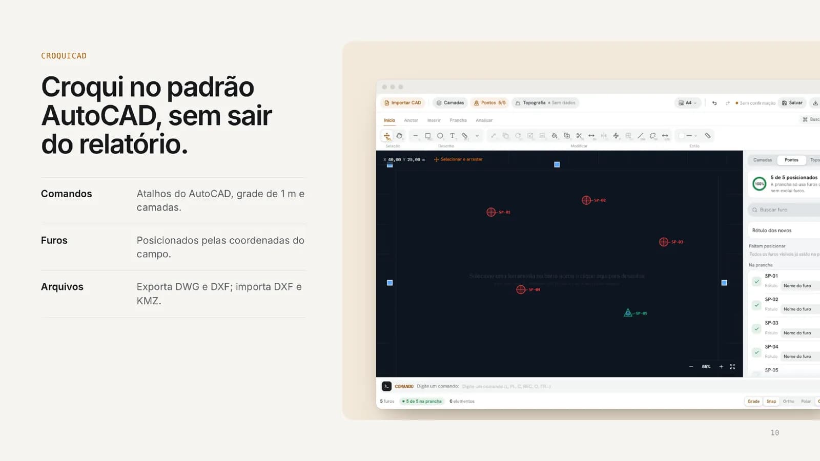 CroquiCAD no padrão AutoCAD